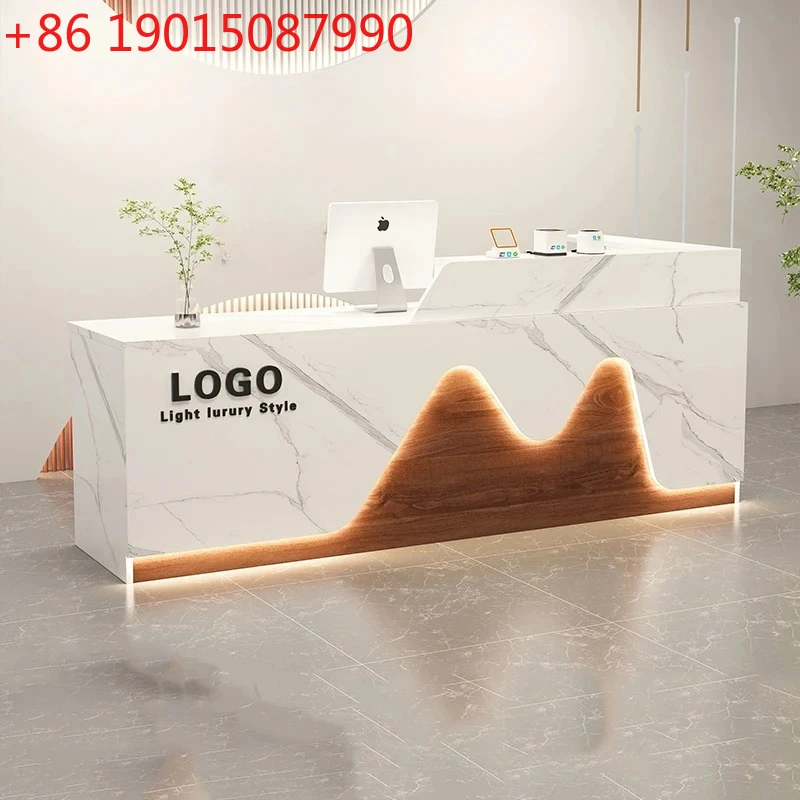 Minimalist Unique Reception Desk Luxury Cool Design Modern Bar Counter Vintage Center Resepsiyon Masası Commercial Furniture
Minimalist Unique Reception Desk Luxury Cool Design Modern Bar Counter Vintage Center Resepsiyon Masası Commercial Furniture