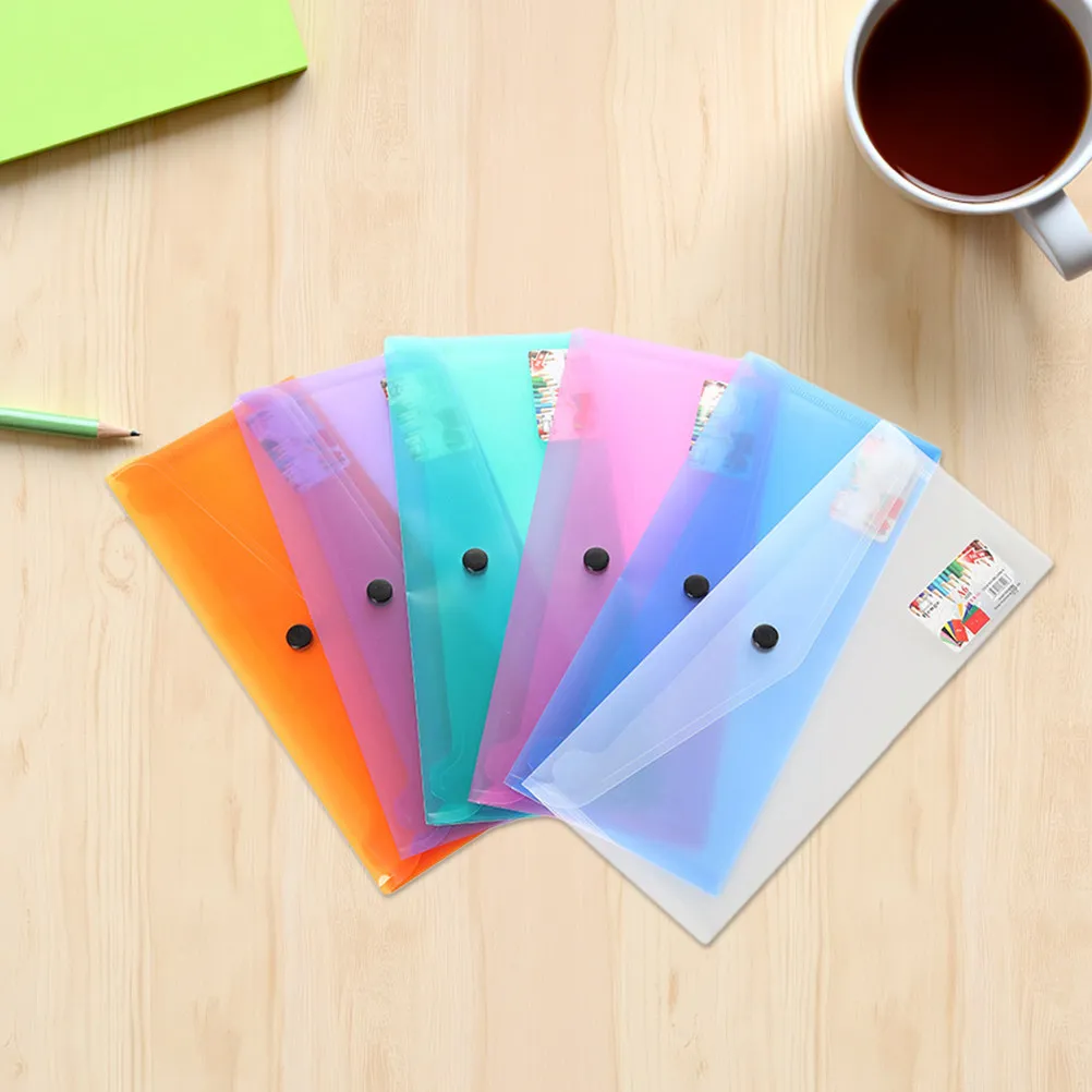 6pcs Plastic Document Folder Clear Envelope For School Office Home Lightweight Storage Bags For Papers Files
6pcs Plastic Document Folder Clear Envelope For School Office Home Lightweight Storage Bags For Papers Files