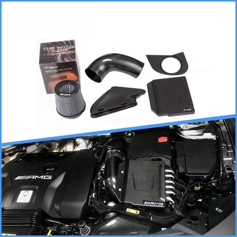 OEM китайский сухой двигатель из углеродного волокна, комплекты системы впуска холодного воздуха для AMG A45 W177 2020-UP
OEM китайский сухой двигатель из углеродного волокна, комплекты системы впуска холодного воздуха для AMG A45 W177 2020-UP