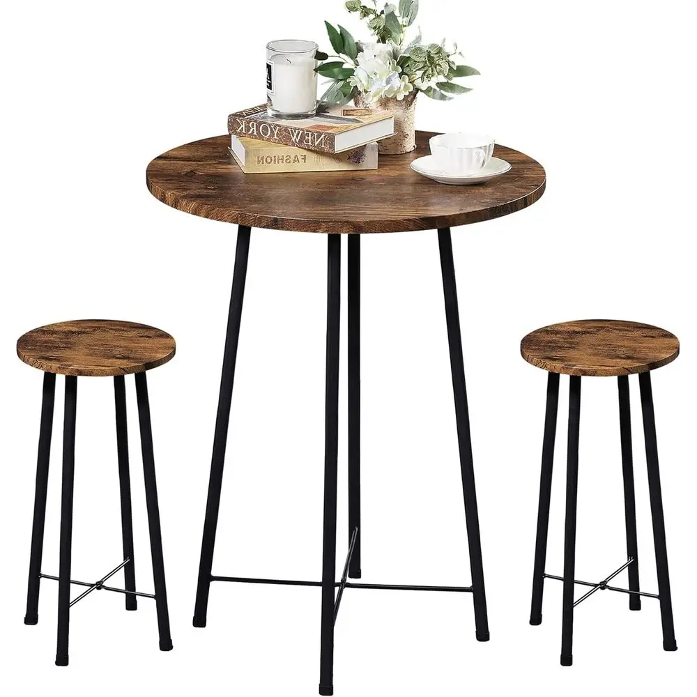 3 Piece Pub Table and Chairs Sets Counter Height Bistro Bar Sets with 2 Barstools or Kitchen Breakast Nook, Small Space, Aparent
3 Piece Pub Table and Chairs Sets Counter Height Bistro Bar Sets with 2 Barstools or Kitchen Breakast Nook, Small Space, Aparent