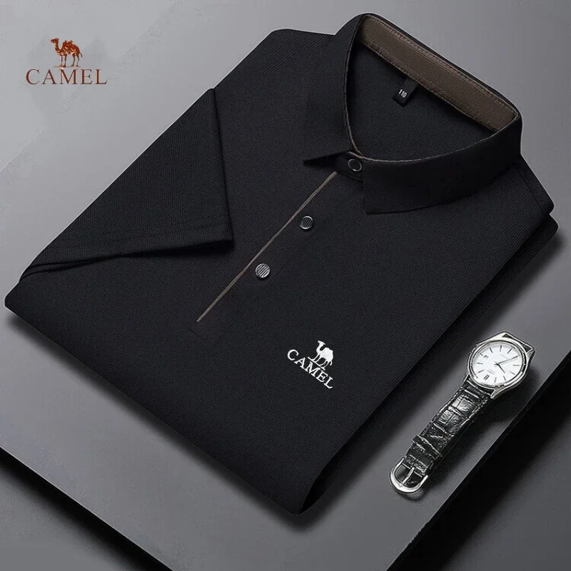 New Men's High-quality Embroidered Short Sleeved Horse Autumn Shirt for Summer Casual Fashion, Cool and Breathable Top
New Men's High-quality Embroidered Short Sleeved Horse Autumn Shirt for Summer Casual Fashion, Cool and Breathable Top