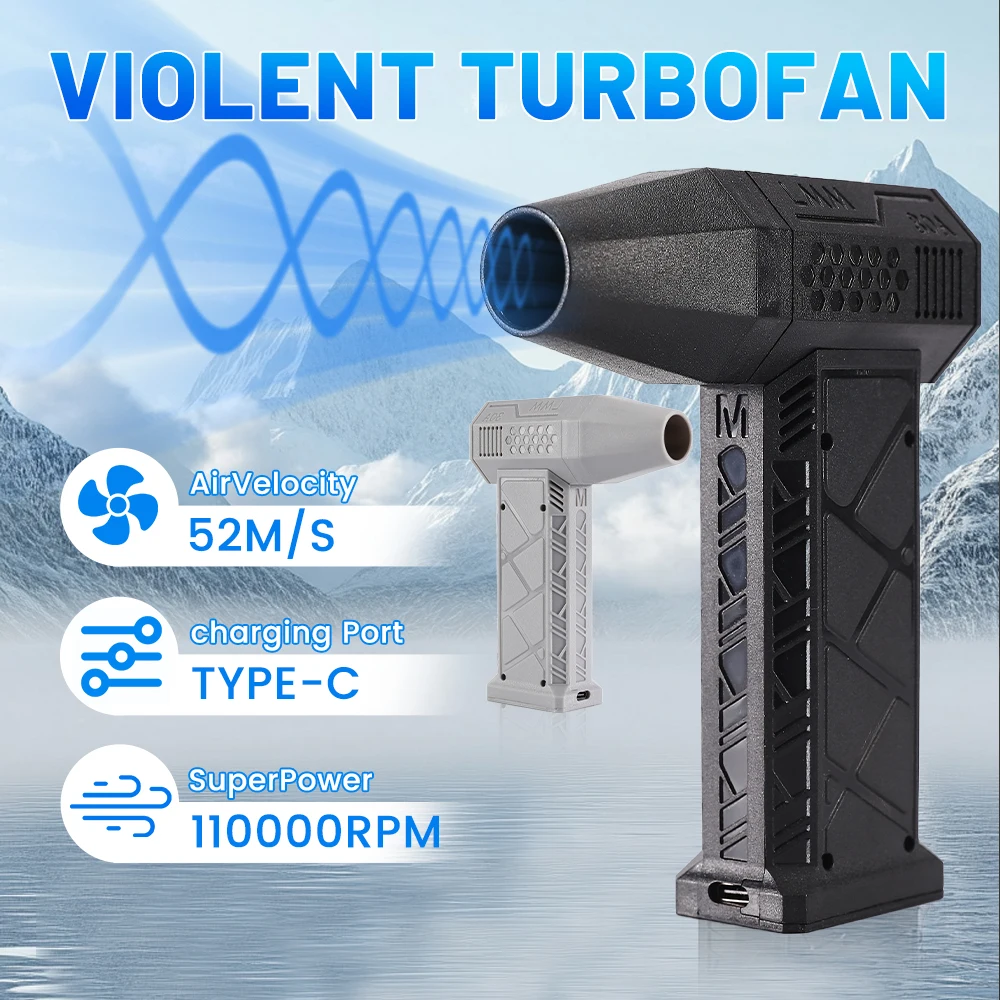 130000RPM Mini Turbo Violent Fan Car Electric Air Duster with 3 Speeds Rechargeable Super Jet Dry Blower for Computer Keyboard
130000RPM Mini Turbo Violent Fan Car Electric Air Duster with 3 Speeds Rechargeable Super Jet Dry Blower for Computer Keyboard