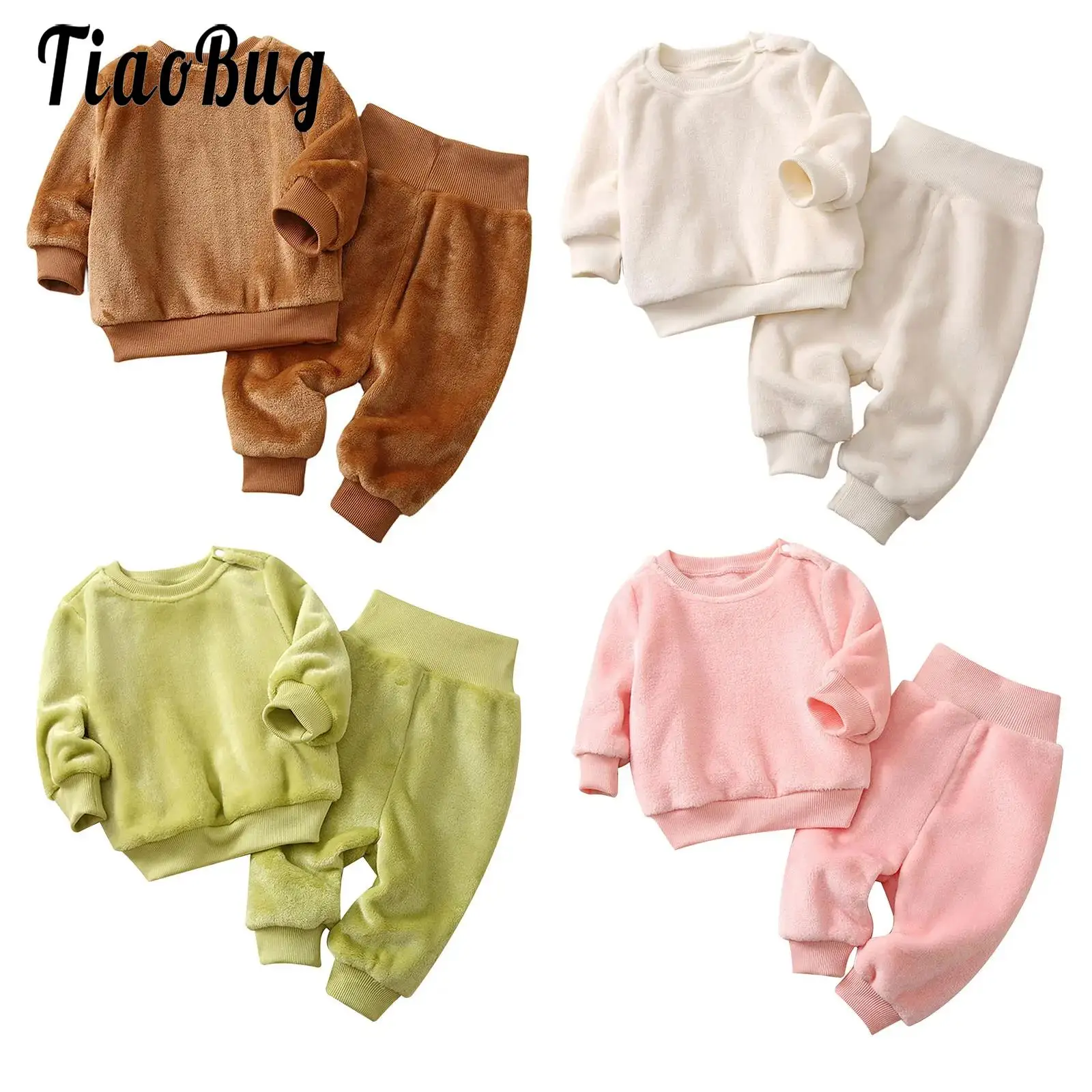 2Pcs Baby Flannel Pajamas Set Toddler Boys Girls Fluffy Thermal Outfit Casual Long Sleeve Top and Pants Warm Sleepwear Homewear
2Pcs Baby Flannel Pajamas Set Toddler Boys Girls Fluffy Thermal Outfit Casual Long Sleeve Top and Pants Warm Sleepwear Homewear