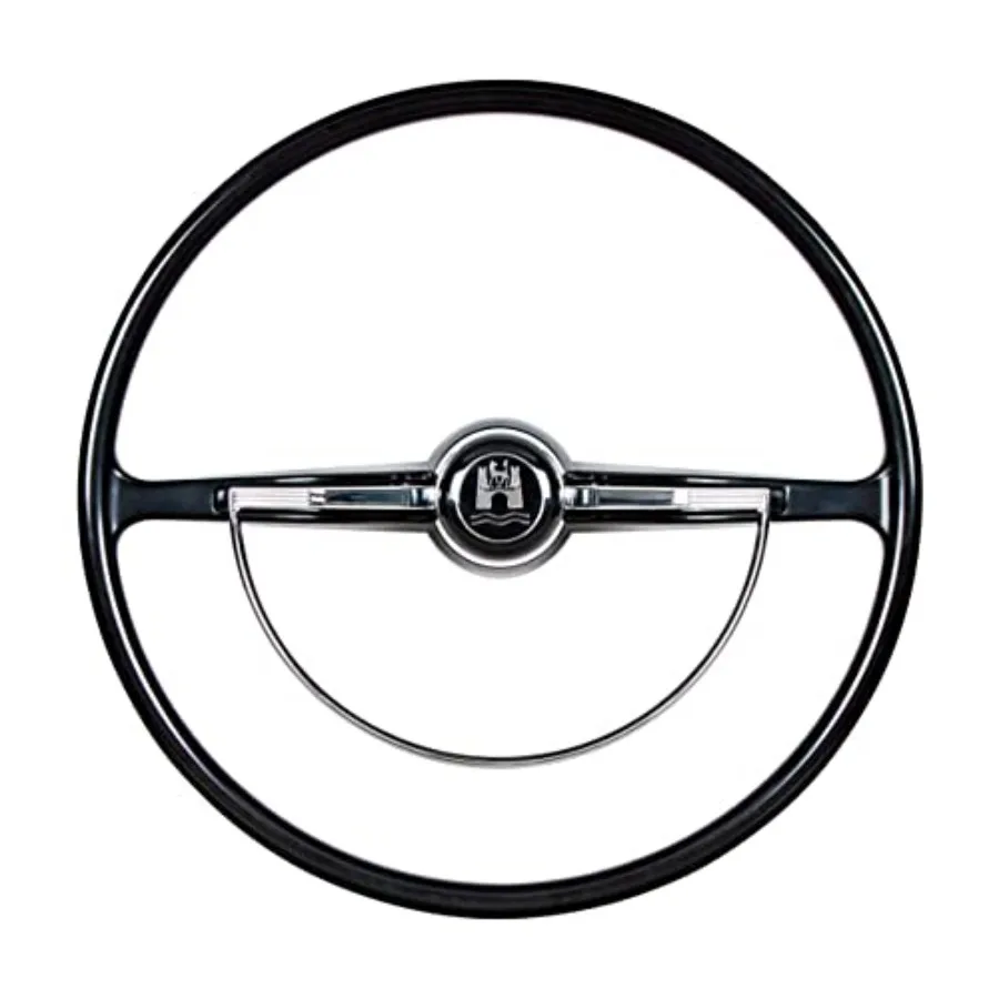 15 ¾" OEM Style Steering Wheel for 1962-71 Beetle/Karmann Ghia/Type 3, OEM Style Steering Wheel, Wolfsburg Crest
15 ¾" OEM Style Steering Wheel for 1962-71 Beetle/Karmann Ghia/Type 3, OEM Style Steering Wheel, Wolfsburg Crest