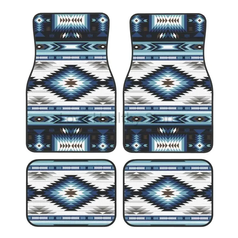 Western Tribal Ethnic Tribal Aztec Navajo Car Floor Mats Set of 4 Car Front & Rear Foot Mats Universal Auto Interior Protector
Western Tribal Ethnic Tribal Aztec Navajo Car Floor Mats Set of 4 Car Front & Rear Foot Mats Universal Auto Interior Protector