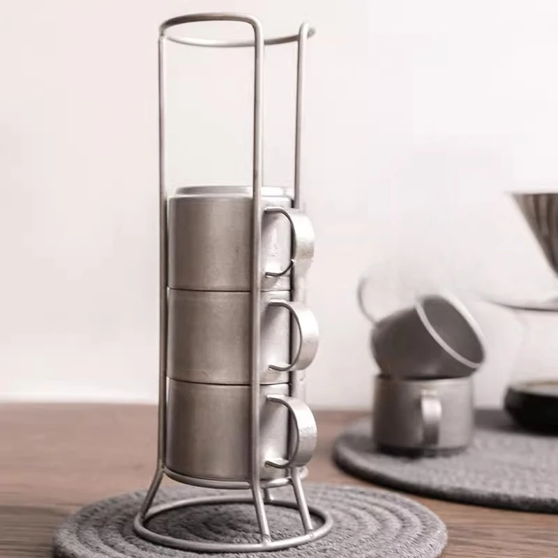 Industrial Cup Holder 304 Stainless Steel Coffee Cup Multi-Functional Drinkware Organizer Countertop Display Stand for Cafe
Industrial Cup Holder 304 Stainless Steel Coffee Cup Multi-Functional Drinkware Organizer Countertop Display Stand for Cafe