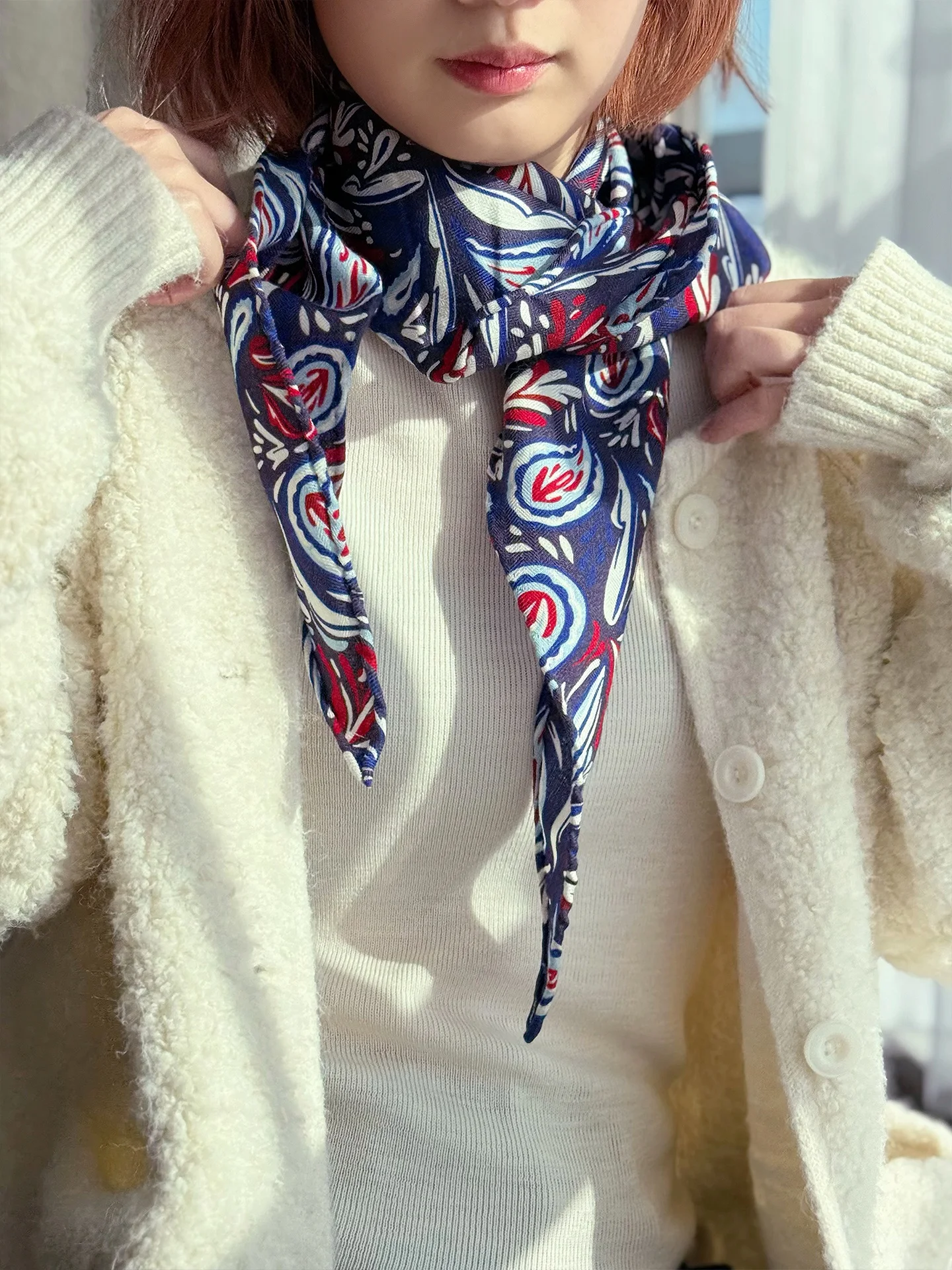 KALIIYA Original Paisley Diamond Scarf Silk Cashmere Texture Fashion Decorative Neck Scarf Wool Blend Multi-Functional Wrap
KALIIYA Original Paisley Diamond Scarf Silk Cashmere Texture Fashion Decorative Neck Scarf Wool Blend Multi-Functional Wrap