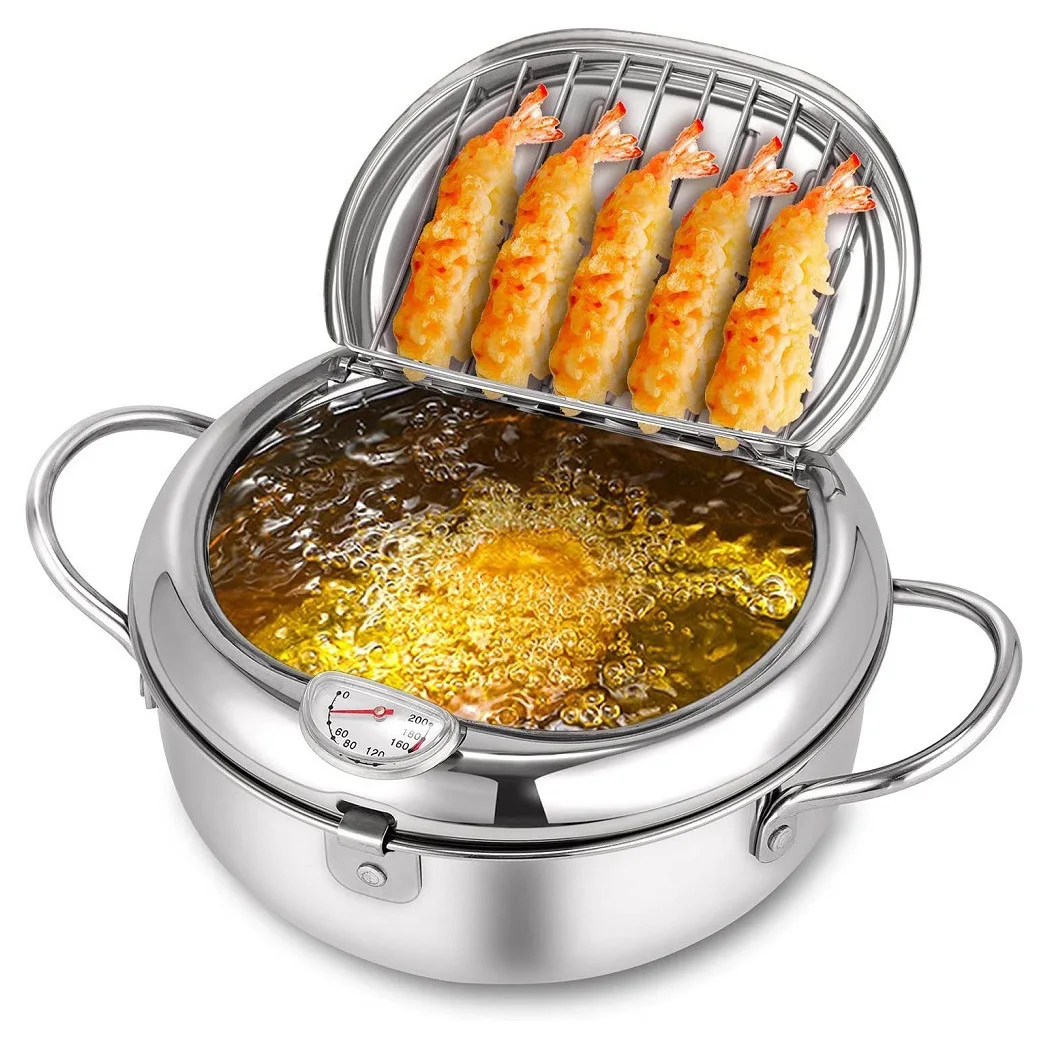 2024 Trendfrying Сковороды из нержавеющей стали 304, японская фритюрница, кухонная глубокая сковорода с контролем температуры без масла Cookwa
2024 Trendfrying Сковороды из нержавеющей стали 304, японская фритюрница, кухонная глубокая сковорода с контролем температуры без масла Cookwa
