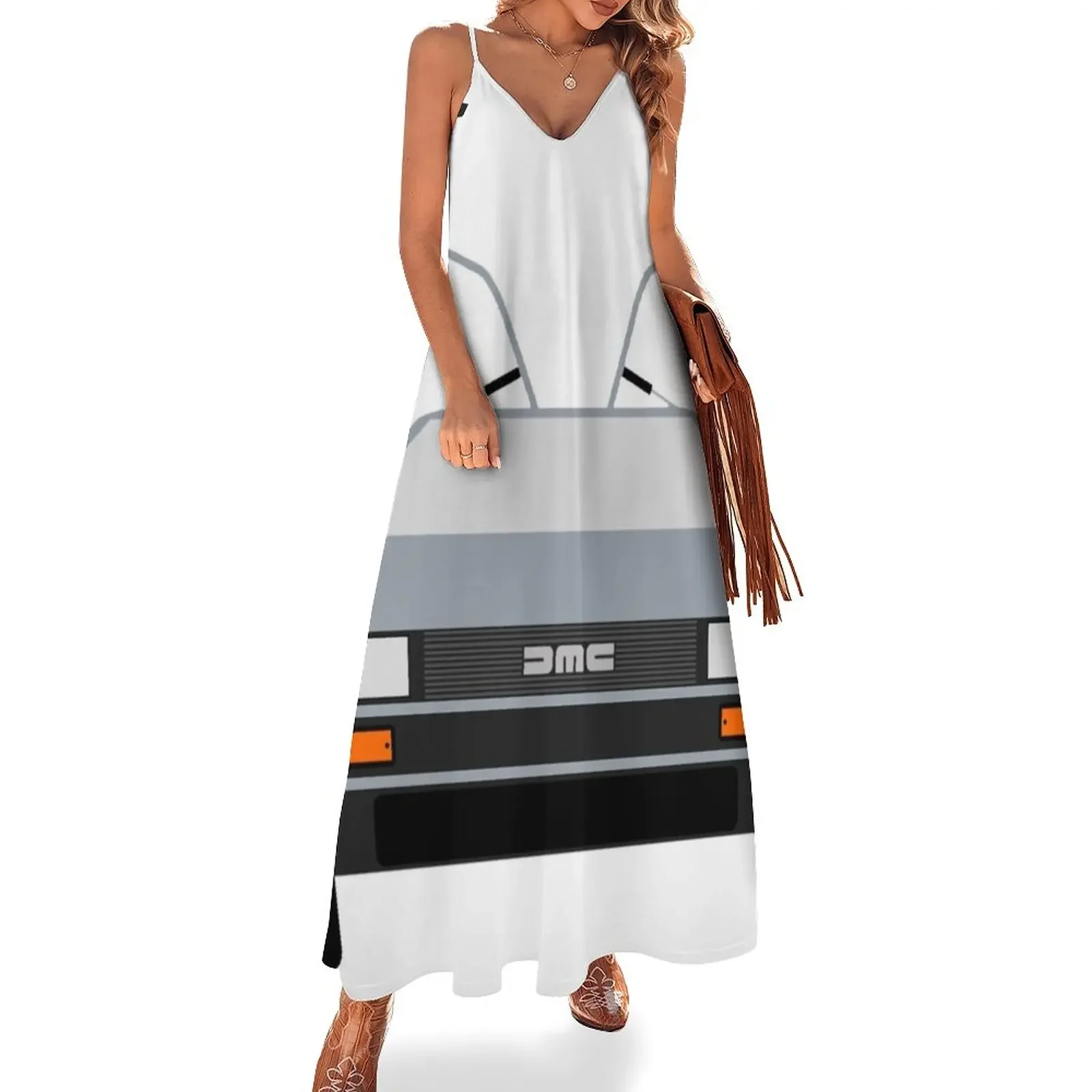 Delorean Back to the future Sleeveless Dress Evening gown beach outfits for women Elegant gown dress for women 2024
Delorean Back to the future Sleeveless Dress Evening gown beach outfits for women Elegant gown dress for women 2024