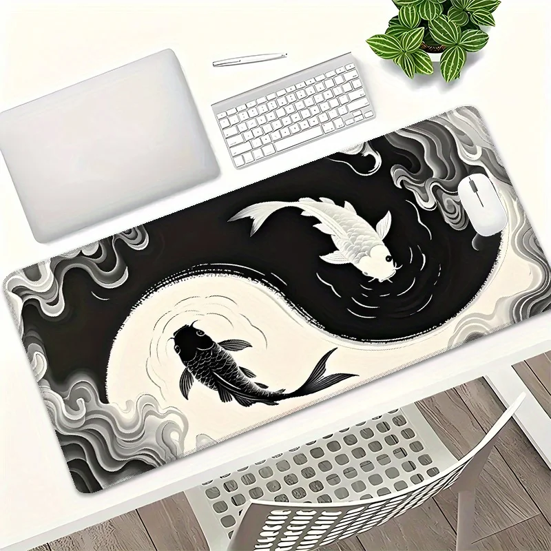 XXL Koi mouse pad anti-slip rubber base, large expandable and durable, suitable for work, office and home use
XXL Koi mouse pad anti-slip rubber base, large expandable and durable, suitable for work, office and home use