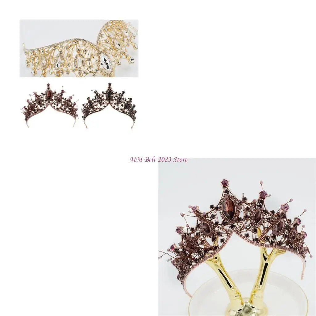 49ME Свадебные стразы Корона принцесс Корона повязки на голову Свадебные головные уборы с кристаллами
49ME Свадебные стразы Корона принцесс Корона повязки на голову Свадебные головные уборы с кристаллами