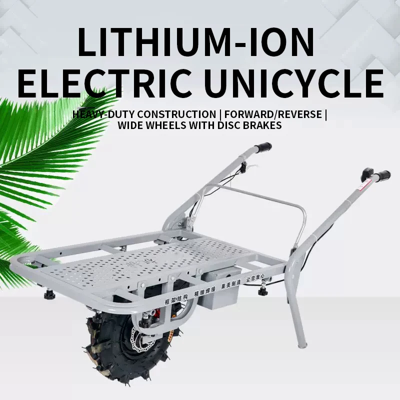 48V 16Ah/20Ah Unicycle Agricultural Electric Handcart Lithium-Ion Small Orchard Transport Vehicle 350KG Load Capac(Customized)
48V 16Ah/20Ah Unicycle Agricultural Electric Handcart Lithium-Ion Small Orchard Transport Vehicle 350KG Load Capac(Customized)