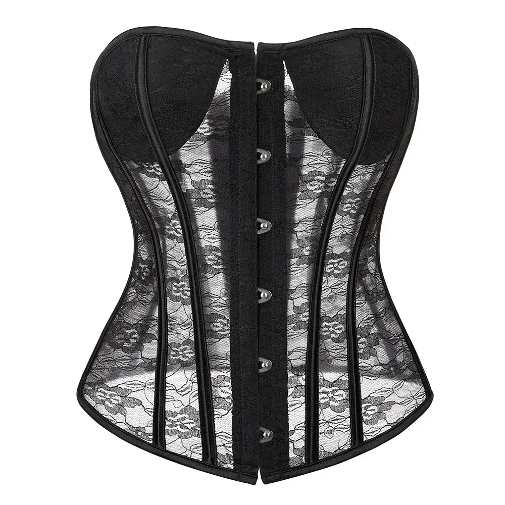 Women's Corset Top Breathable Mesh Corsets Bridal Corsage See Through Bustier Valentine's Day Bustiers Graduation Party Costumes
Women's Corset Top Breathable Mesh Corsets Bridal Corsage See Through Bustier Valentine's Day Bustiers Graduation Party Costumes