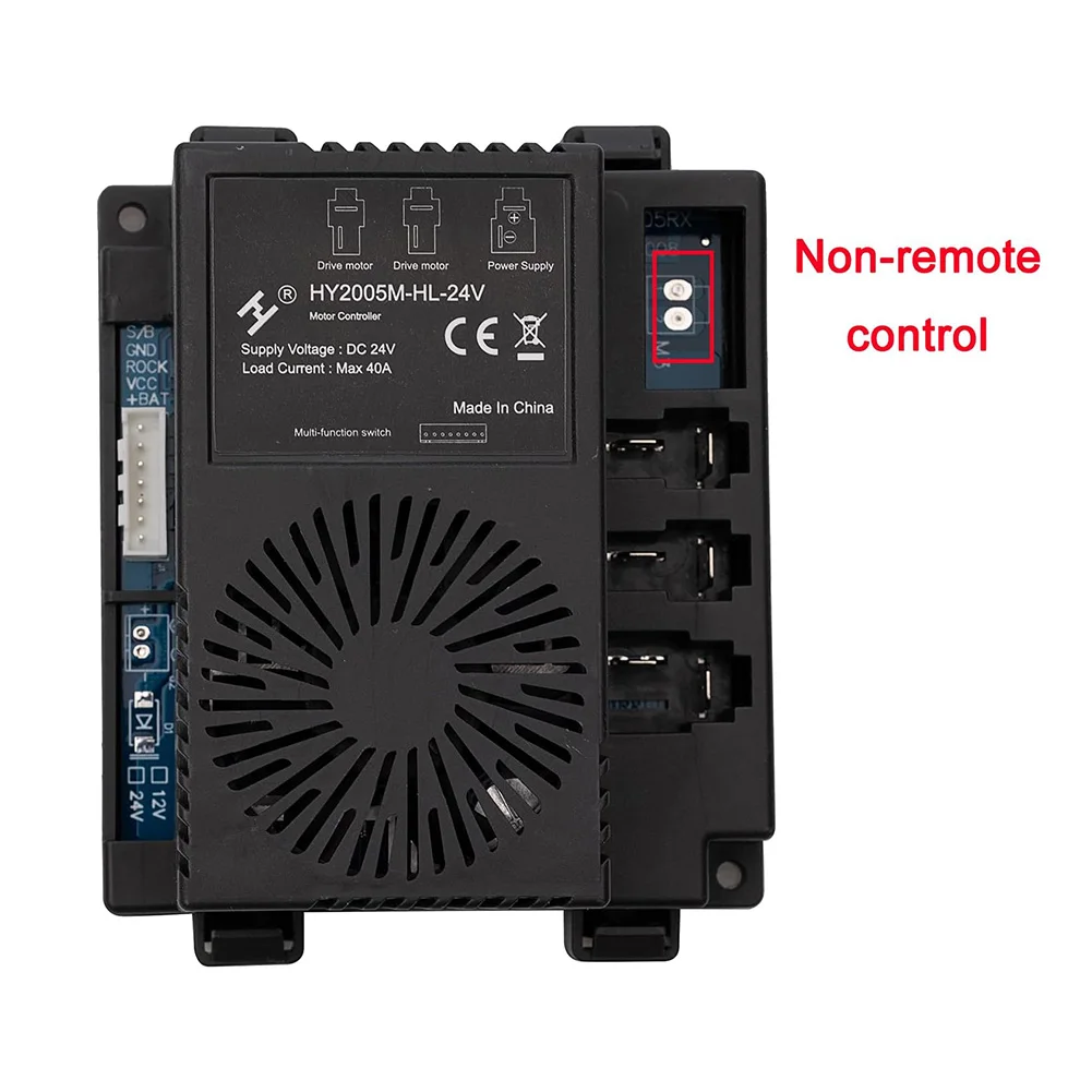 HY2005M-HL-24V Children's Electric Vehicle 2.4GHz Remote Control Receiver Children's Electric Vehicle Receiver Replacement Parts
HY2005M-HL-24V Children's Electric Vehicle 2.4GHz Remote Control Receiver Children's Electric Vehicle Receiver Replacement Parts