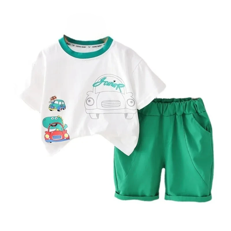New Summer Baby Girl Clothes Suit Children Outfits Boys T-Shirt Shorts 2Pcs/Sets Toddler Casual Cartoon Costume Kids Tracksuits
New Summer Baby Girl Clothes Suit Children Outfits Boys T-Shirt Shorts 2Pcs/Sets Toddler Casual Cartoon Costume Kids Tracksuits