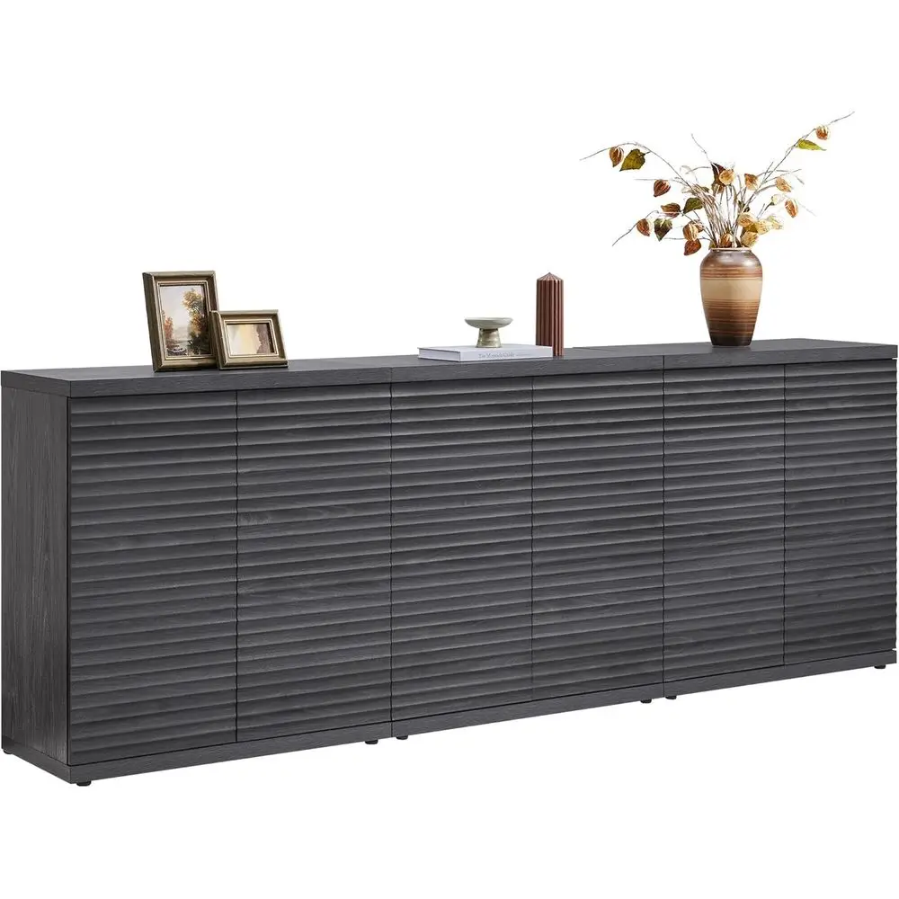 Mid-Century Modern 3-Piece Storage Sideboard with Accent Shelves for Living, Dining, and Hallway
Mid-Century Modern 3-Piece Storage Sideboard with Accent Shelves for Living, Dining, and Hallway