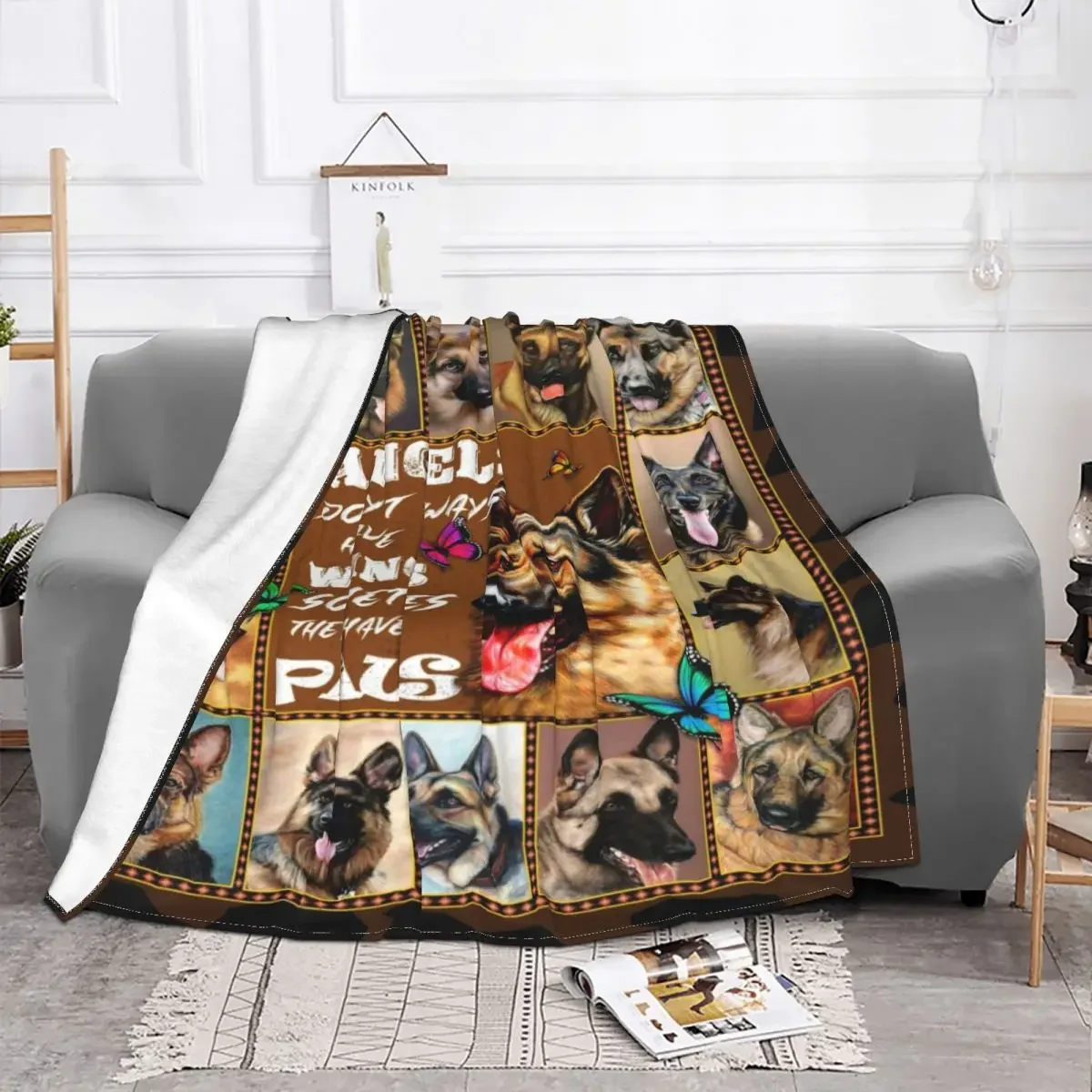 German Shepherd Dog Baby Blanket Plaid Sofa Cover Textile Fleece Decor Animal Collage Soft Throw for Bedding Bedroom Quilt
German Shepherd Dog Baby Blanket Plaid Sofa Cover Textile Fleece Decor Animal Collage Soft Throw for Bedding Bedroom Quilt