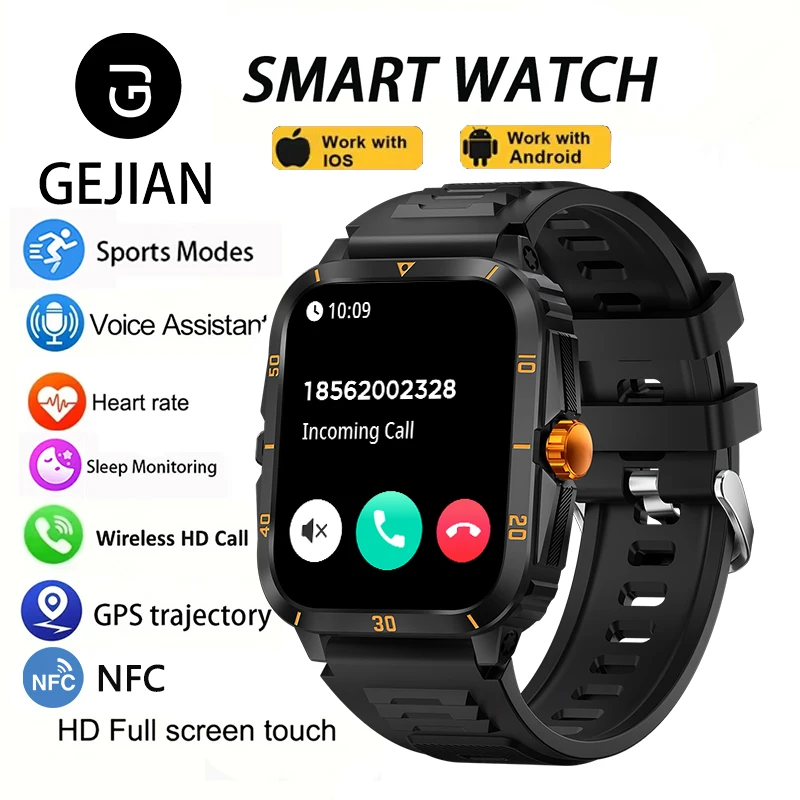 2026 New Sports Smart Watch 3ATM Waterproof BT Call Heart Rate Monitoring GPS Trajectory Tracking Smartwatch for Android and iOS
2026 New Sports Smart Watch 3ATM Waterproof BT Call Heart Rate Monitoring GPS Trajectory Tracking Smartwatch for Android and iOS
