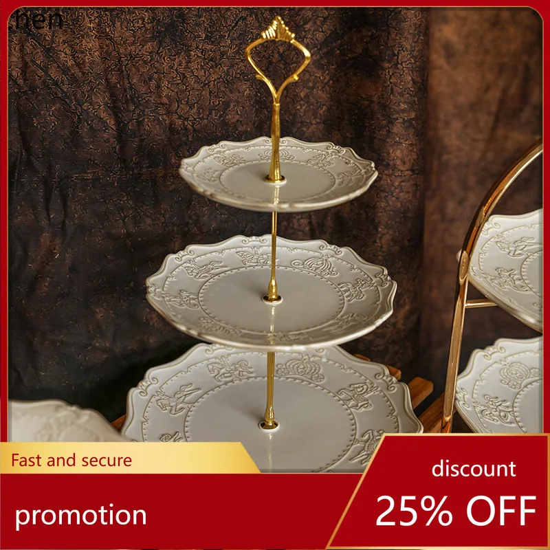 Hxl ceramic afternoon tea dessert table display stand wedding cake pastry plate
Hxl ceramic afternoon tea dessert table display stand wedding cake pastry plate