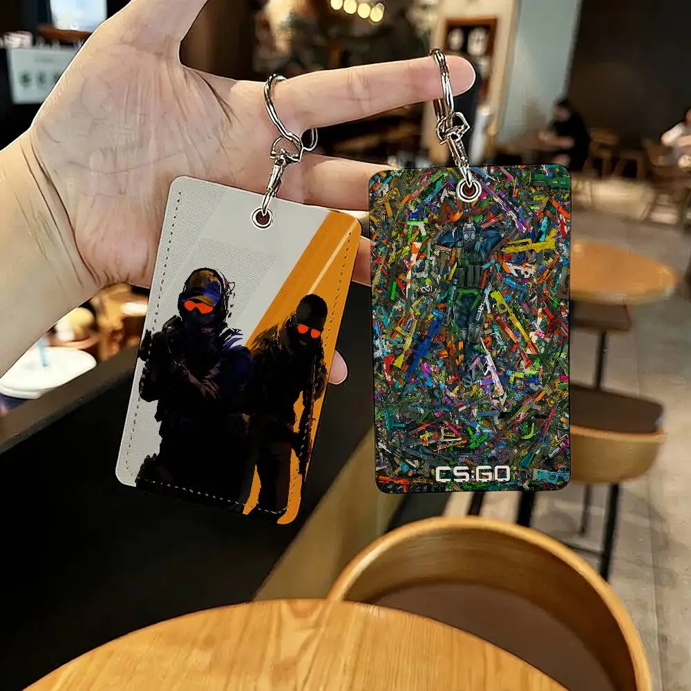 Game C-CSGO Card Holder with keychain, Suitable for student ID, bank card, access card, ID card and other occasions
Game C-CSGO Card Holder with keychain, Suitable for student ID, bank card, access card, ID card and other occasions