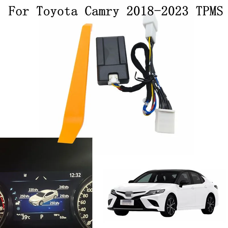 Plug to plug TPMS Tire Digital LCD Display Auto Security Alarm Tyre Pressure For Toyota Camry 2018-2023 XV70 8th
Plug to plug TPMS Tire Digital LCD Display Auto Security Alarm Tyre Pressure For Toyota Camry 2018-2023 XV70 8th