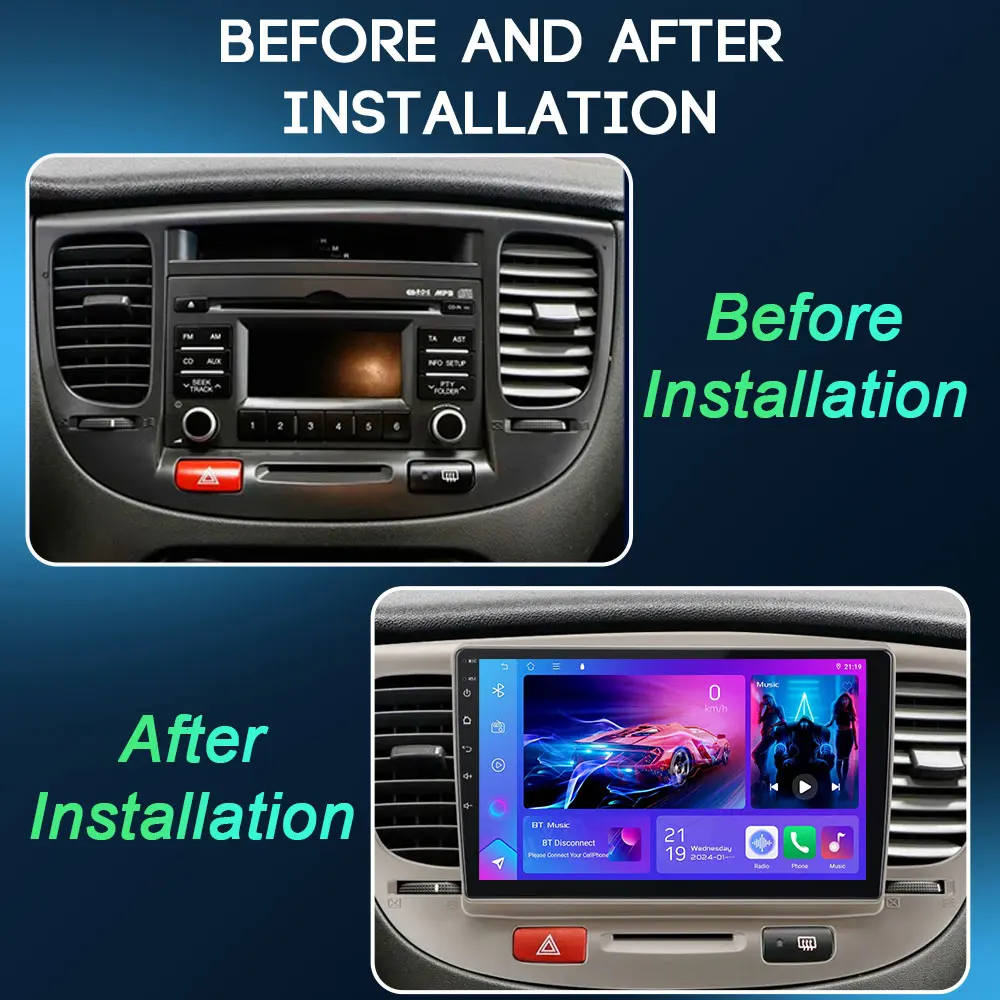 Wireless Android 15 car radio For Kia RIO 2 RIO2 2005 - 2011 Car Player GPS Stereo Screen Navigation Auto Radio Screen No 2 Din
Wireless Android 15 car radio For Kia RIO 2 RIO2 2005 - 2011 Car Player GPS Stereo Screen Navigation Auto Radio Screen No 2 Din