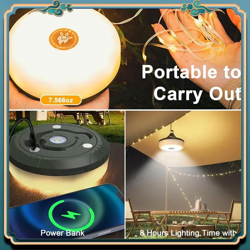 Camping String Lights, 33Ft Outdoor String Lights With RGB Colorful & Warm White Light, Quick Storage
Camping String Lights, 33Ft Outdoor String Lights With RGB Colorful & Warm White Light, Quick Storage