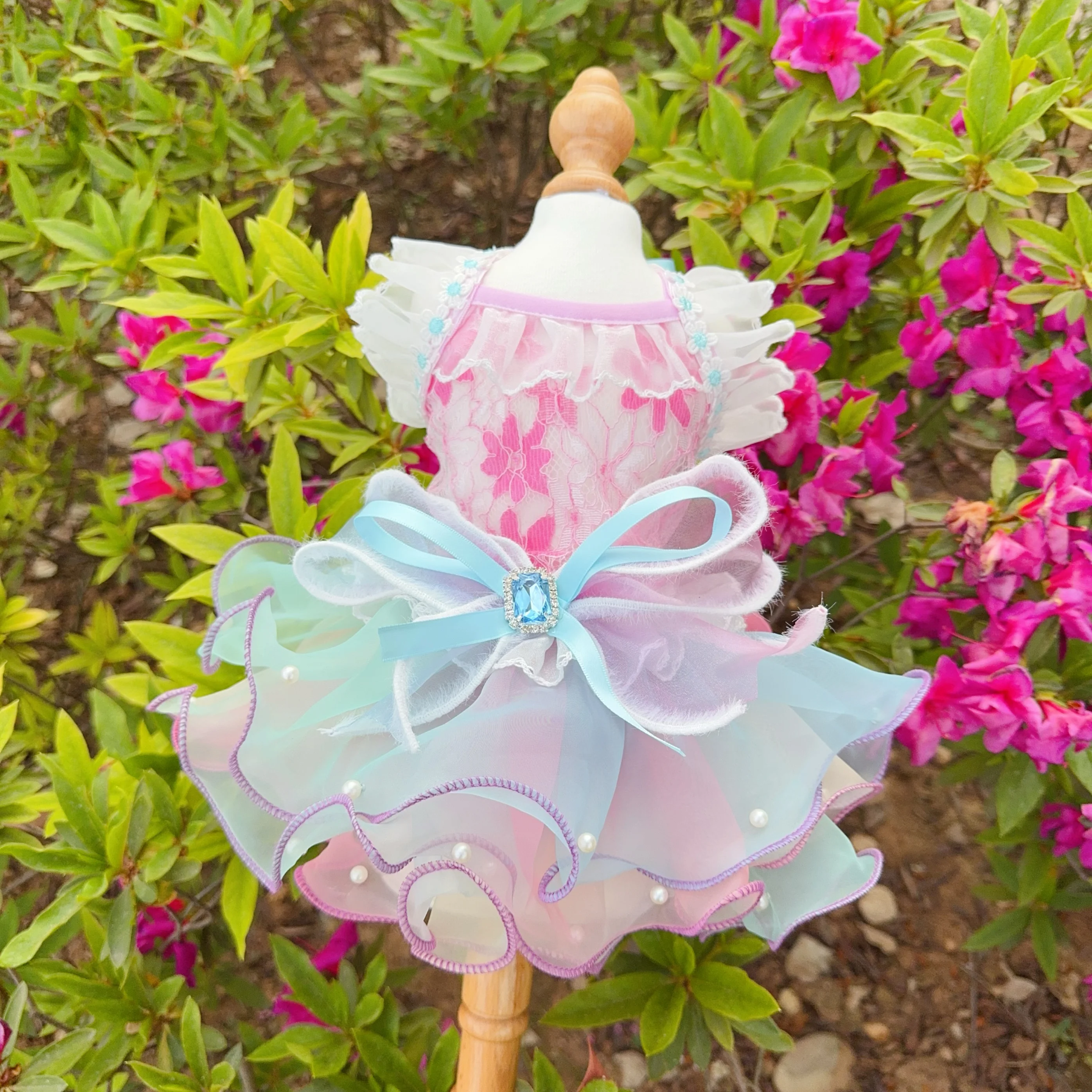 2025 New Puppy Dog Cats Clothing Home Wear Summer Soft Hollow Lace Flower Bow Princess Dress For Small Medium Dog Pet Clothes
2025 New Puppy Dog Cats Clothing Home Wear Summer Soft Hollow Lace Flower Bow Princess Dress For Small Medium Dog Pet Clothes