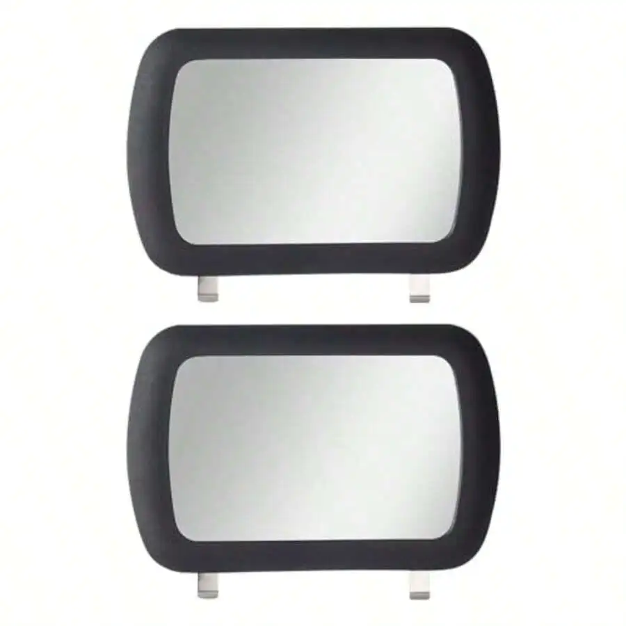 2 Pack Clip-On Car Visor Mirror For Makeup Rear View Universal Automotive Accessory Black
2 Pack Clip-On Car Visor Mirror For Makeup Rear View Universal Automotive Accessory Black