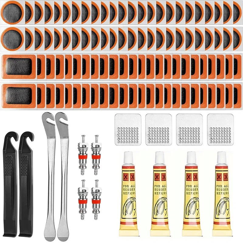 Universal Tire Repair Kit - Pro Patch & Vulcanizing Set for Bike, Motorcycle & Off-Road Vehicle Inner Tube Emergency Fix
Universal Tire Repair Kit - Pro Patch & Vulcanizing Set for Bike, Motorcycle & Off-Road Vehicle Inner Tube Emergency Fix