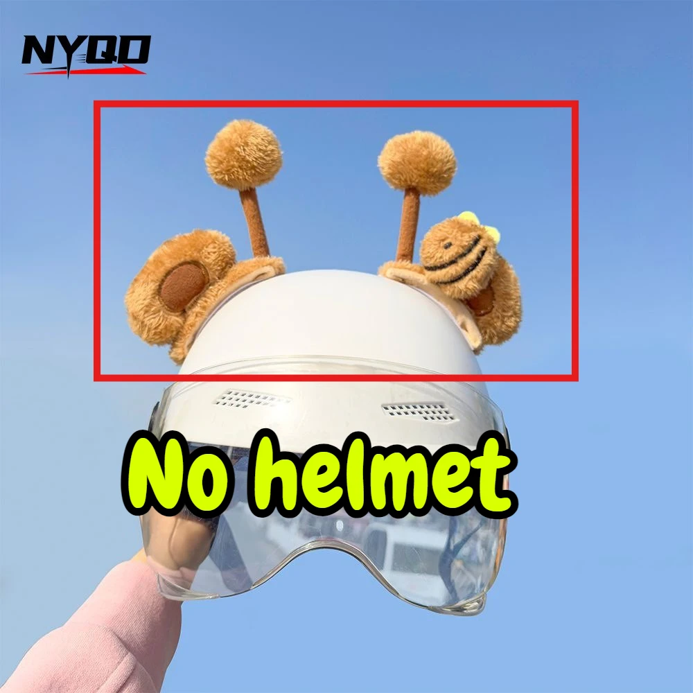 Cute little bee helmet decoration electric bicycle motorcycle riding helmet wool rolled ear helmet decoration
Cute little bee helmet decoration electric bicycle motorcycle riding helmet wool rolled ear helmet decoration
