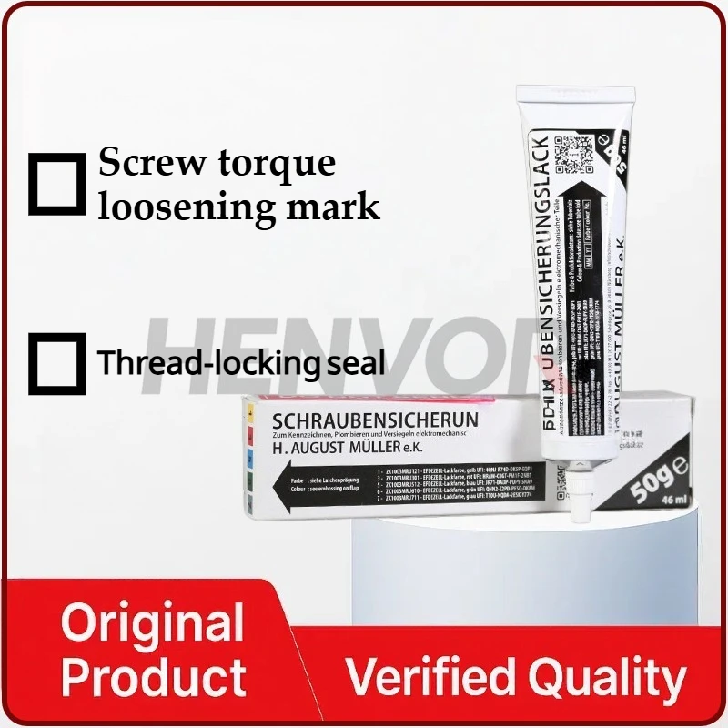 Germany Muller ZK1003 Bolt Marking Paste Anti Loose Torque Seal for Screws Nuts
Germany Muller ZK1003 Bolt Marking Paste Anti Loose Torque Seal for Screws Nuts