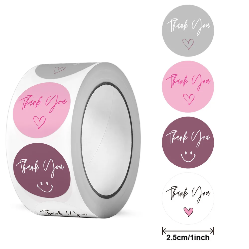 500Pcs/ Roll Thanks You Decorative Gift Box Crafts Sticker Tags Gift Box Sticker Label Stationery Sticker
500Pcs/ Roll Thanks You Decorative Gift Box Crafts Sticker Tags Gift Box Sticker Label Stationery Sticker