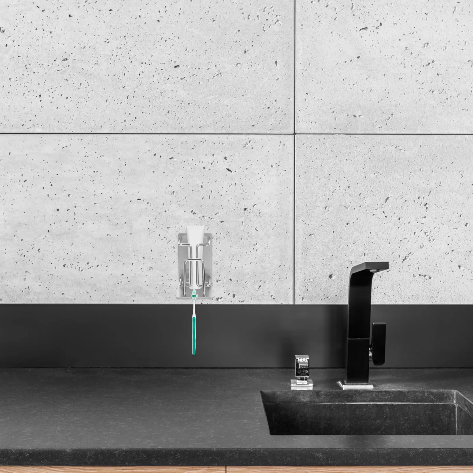 Stainless Steel Wall Mounted Toothbrush Holder No Drill Installation Bathroom Storage Rack for Toothbrush Toothpaste and
Stainless Steel Wall Mounted Toothbrush Holder No Drill Installation Bathroom Storage Rack for Toothbrush Toothpaste and