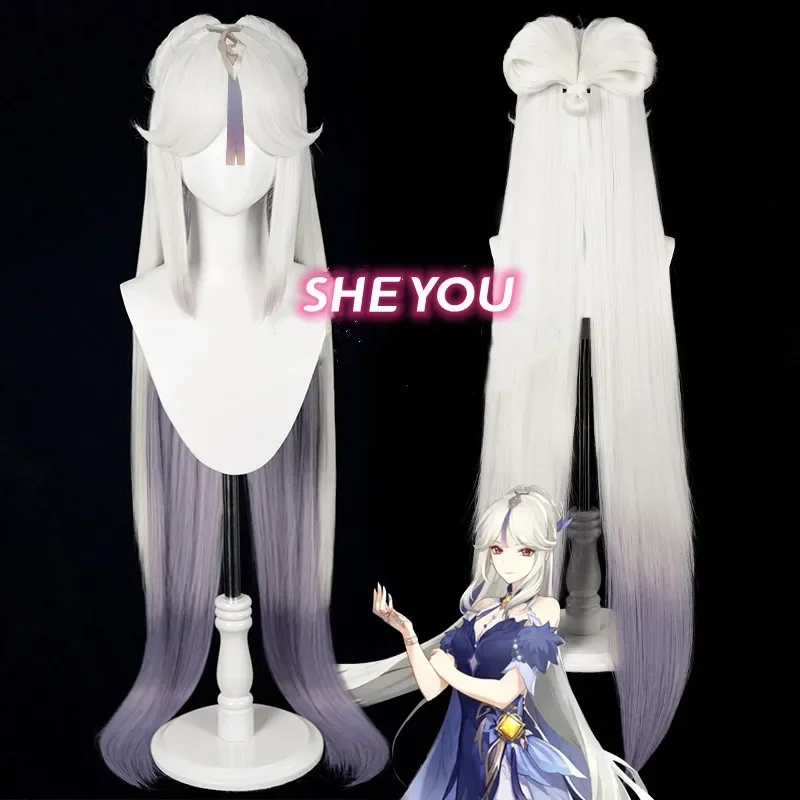 Genshin impact cosplay game wig ningguang new skin wig 120cm cosplay wig heat resistant synthetic hair cap
Genshin impact cosplay game wig ningguang new skin wig 120cm cosplay wig heat resistant synthetic hair cap