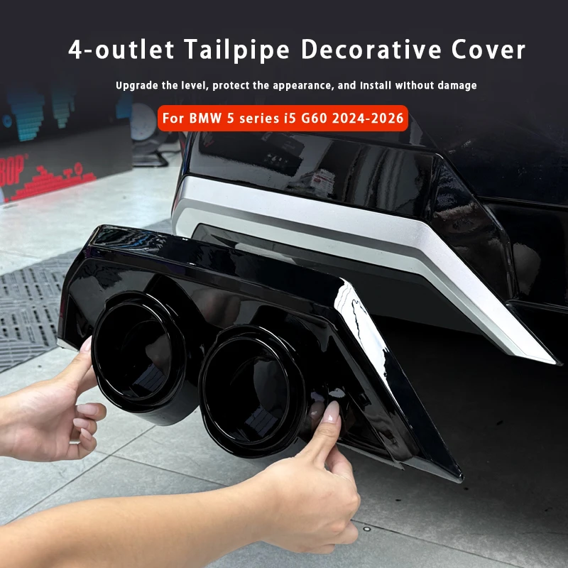 For BMW 5 series i5 G60 2024-2026 Carbon Fiber Car Exhaust Pipe Tail Throat Cover ABS Exhaust Tailpipe Cover Accessories
For BMW 5 series i5 G60 2024-2026 Carbon Fiber Car Exhaust Pipe Tail Throat Cover ABS Exhaust Tailpipe Cover Accessories