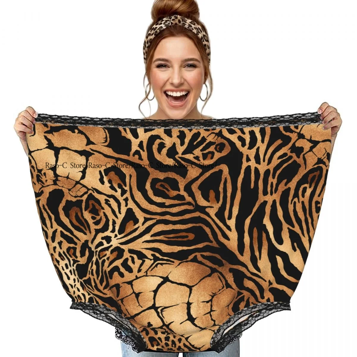 Tiger Leopard And Crocodile Skin Grandma Underwear Interesting Prank Funny Gift Panties
Tiger Leopard And Crocodile Skin Grandma Underwear Interesting Prank Funny Gift Panties