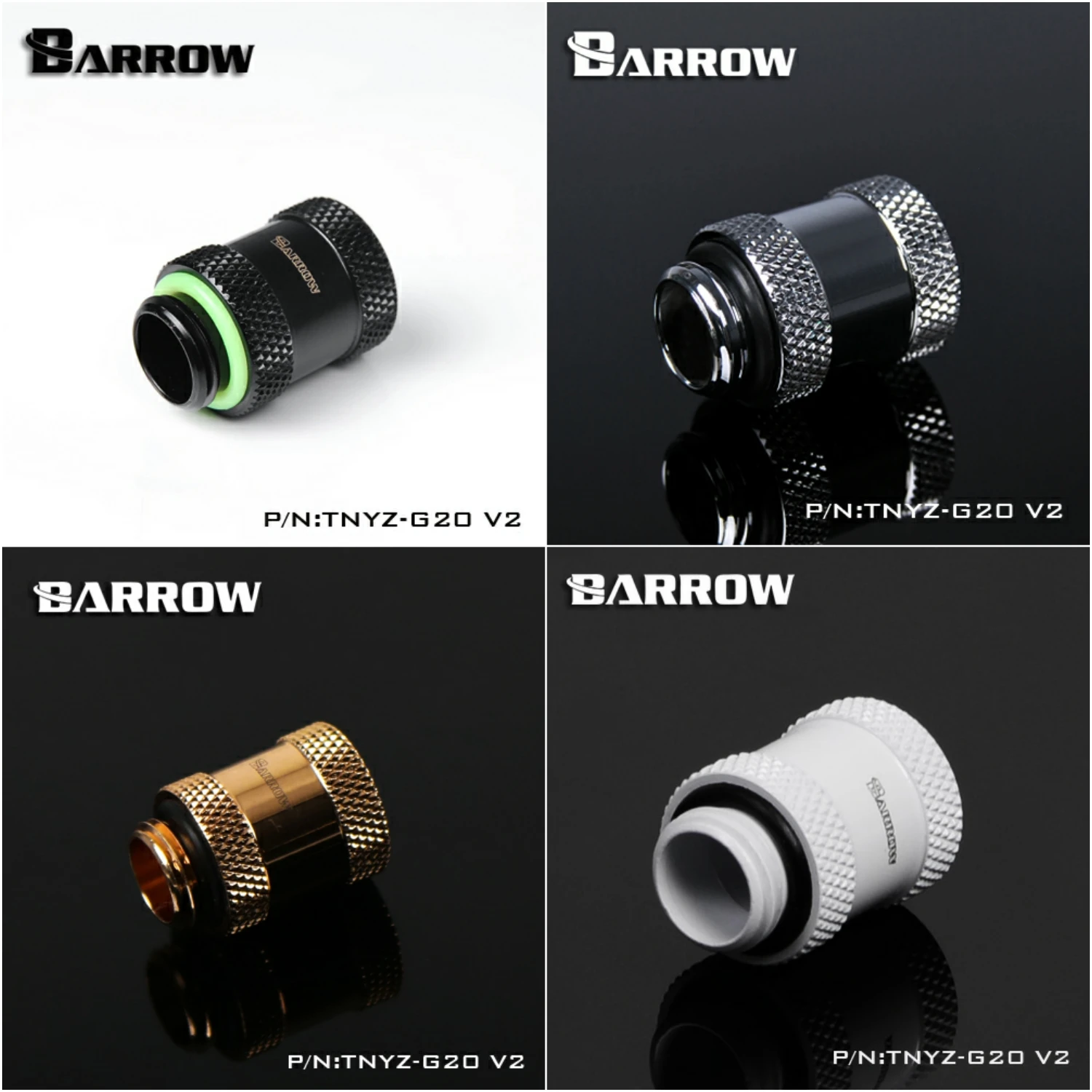 Barrow G1/4" 20mm Extend Joint Fitting Connector TNYZ-G20 v2
Barrow G1/4" 20mm Extend Joint Fitting Connector TNYZ-G20 v2