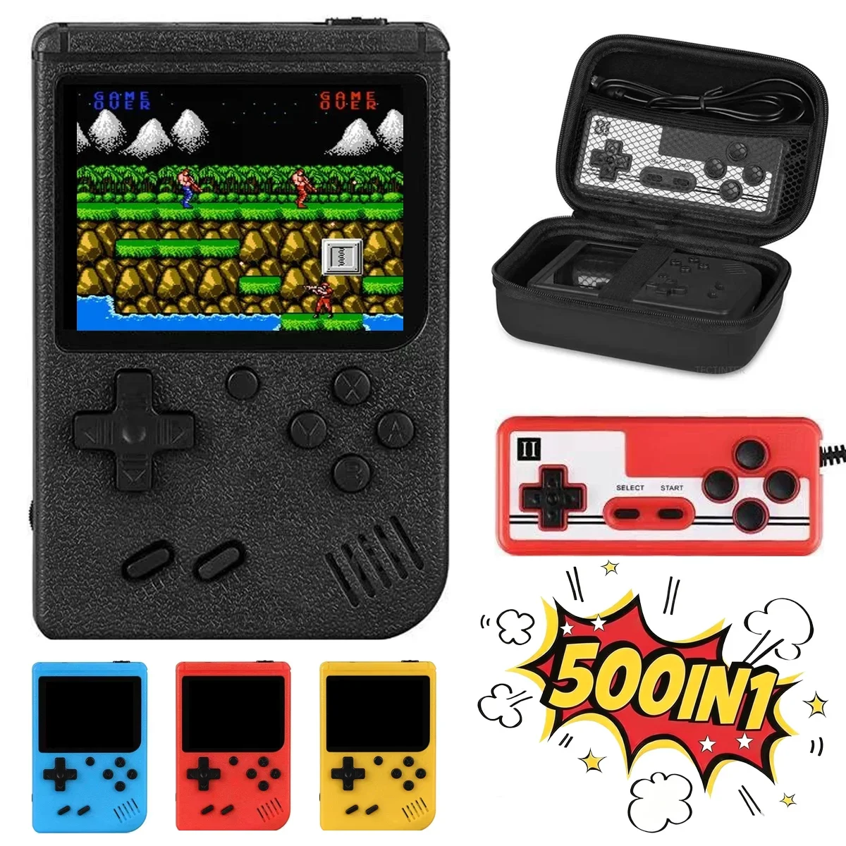 Портативная мини-ручная консоль с ручкой для хранения, игровая консоль 3,0 дюйма, цветной ЖК-дисплей, детский цветной игровой плеер, встроенные 500 игр
Портативная мини-ручная консоль с ручкой для хранения, игровая консоль 3,0 дюйма, цветной ЖК-дисплей, детский цветной игровой плеер, встроенные 500 игр