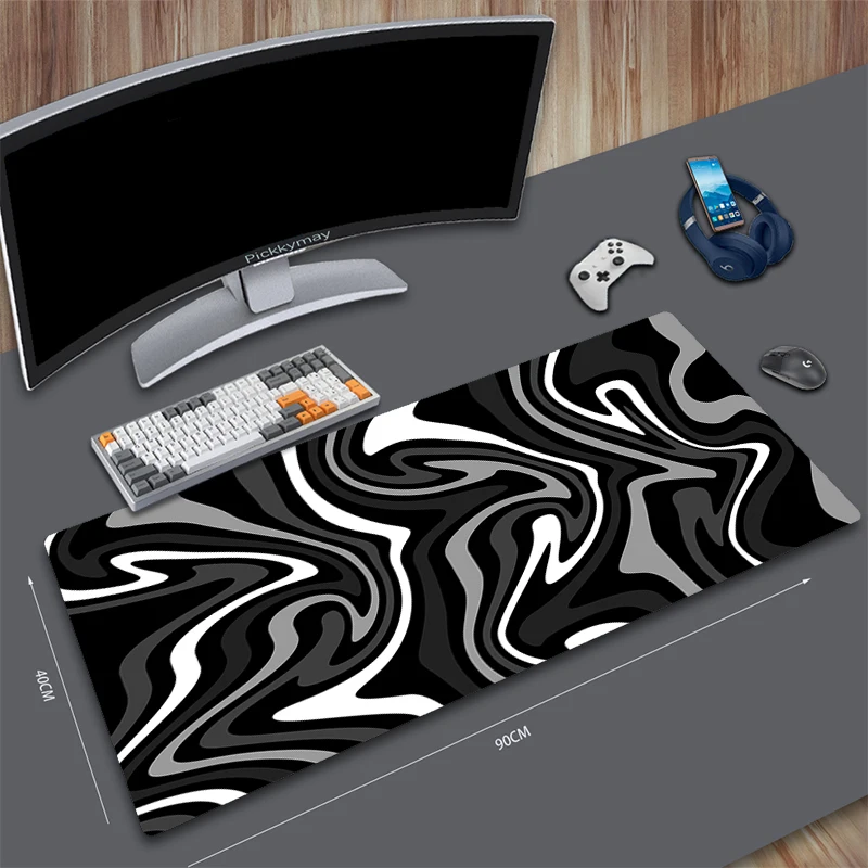 StrataLiquid Desk Mat Gamer Mousepads Black And White Mouse Pad Office Desk Pads Large Mousepad Mouse Mats For Company Computer
StrataLiquid Desk Mat Gamer Mousepads Black And White Mouse Pad Office Desk Pads Large Mousepad Mouse Mats For Company Computer
