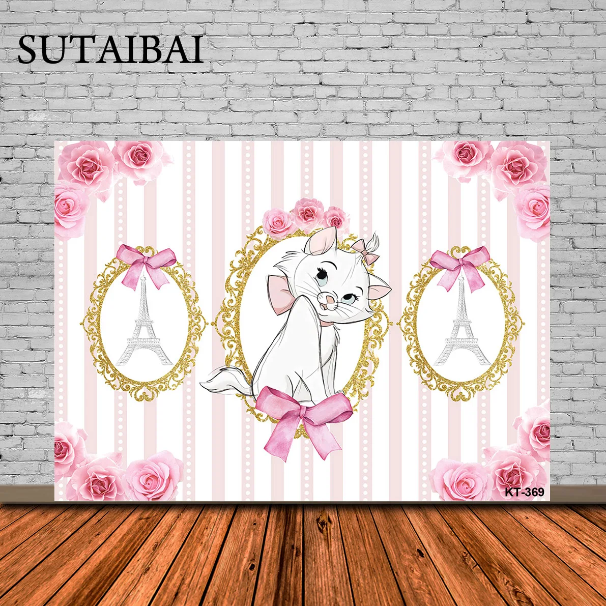Cute Cat Marie Flowers Pink Girl Party Backdrop Custom Child Birthday Table Decoration Photography Photo Background Vinyl Banner
Cute Cat Marie Flowers Pink Girl Party Backdrop Custom Child Birthday Table Decoration Photography Photo Background Vinyl Banner