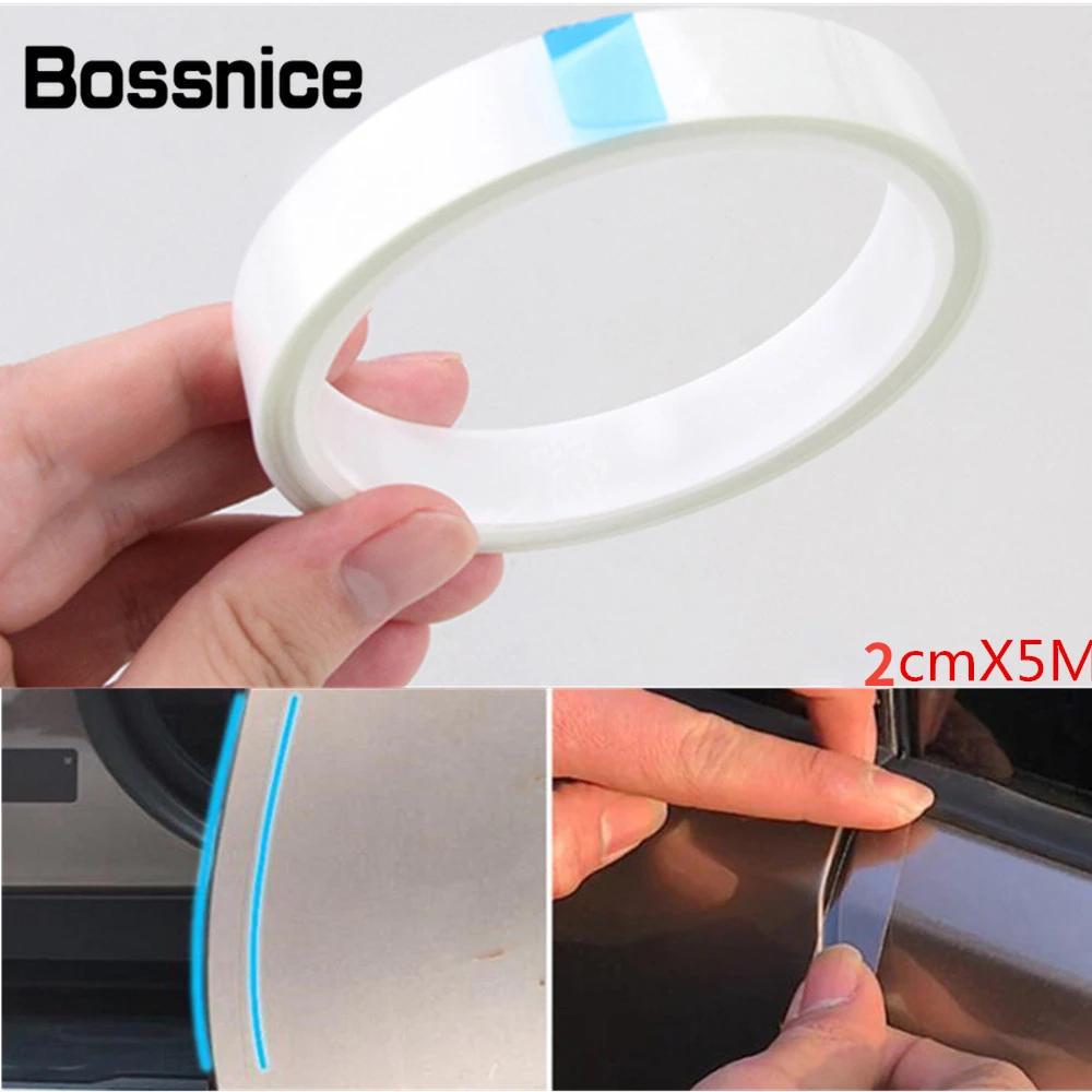 Bossnice 2cmx5m TPU Car Body Door Edges Paint Protective Film Anti-Scratch Wrap Sticker Auto Cars Styling Accessories Stickers
Bossnice 2cmx5m TPU Car Body Door Edges Paint Protective Film Anti-Scratch Wrap Sticker Auto Cars Styling Accessories Stickers