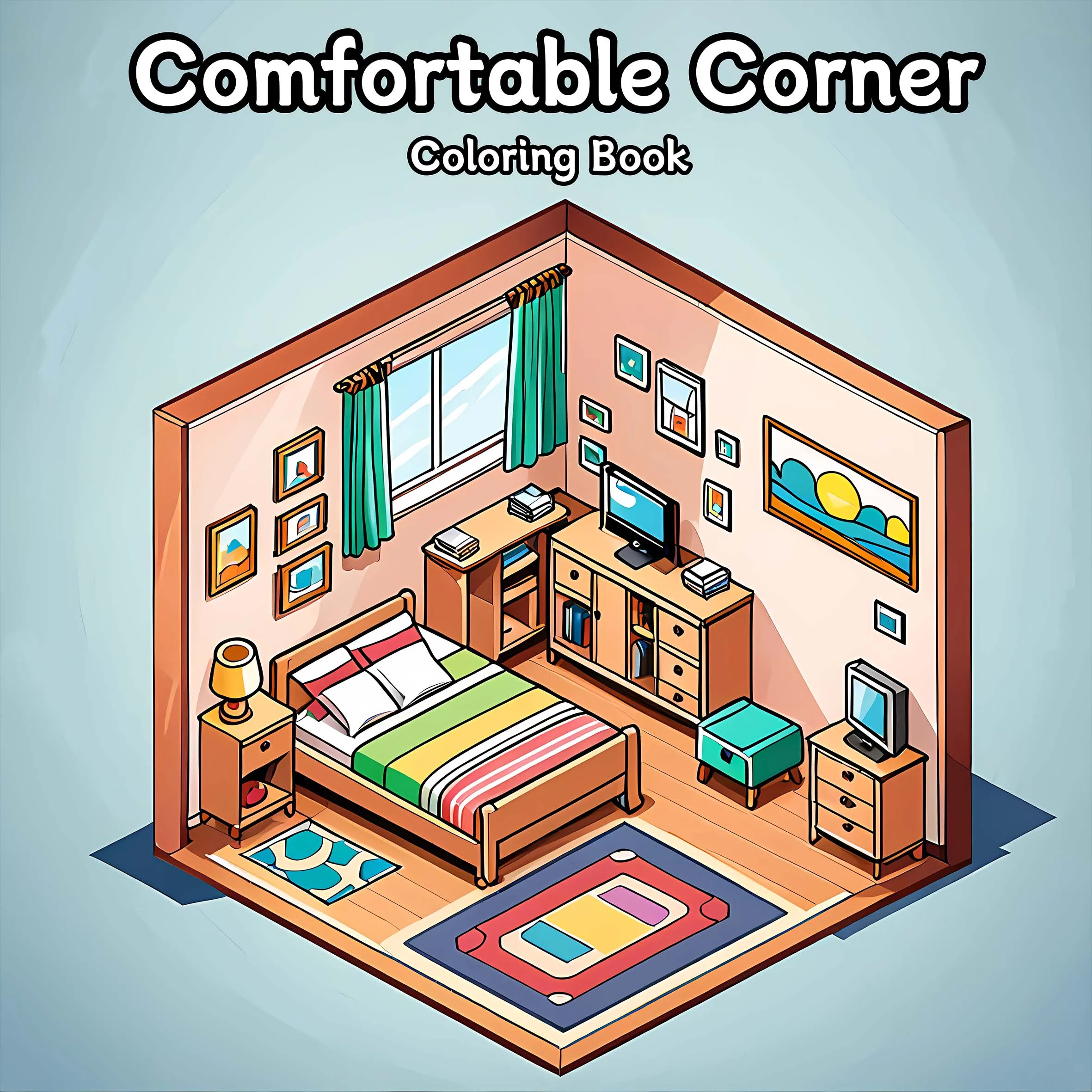 Удобная угловая книжка-раскраска для взрослых с очаровательными персонажами животных, снятия стресса и расслабления.
Удобная угловая книжка-раскраска для взрослых с очаровательными персонажами животных, снятия стресса и расслабления.