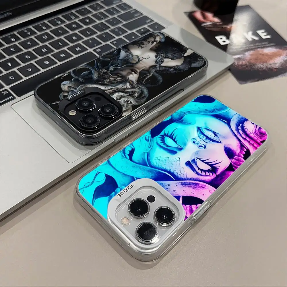 Чехол для телефона Medusa Snake Gorgon для iPhone 17 16 15 14 13 12 11 X XR XS 8 7 Air Pro Max Plus, полупрозрачный, разноцветный
Чехол для телефона Medusa Snake Gorgon для iPhone 17 16 15 14 13 12 11 X XR XS 8 7 Air Pro Max Plus, полупрозрачный, разноцветный