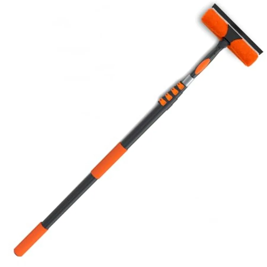 20Feet Window Squeegee with Extension Pole, 2-in-1 Squeegee for Window Cleaning, Profional Cleaning Kit for Home with 12Feet Te
20Feet Window Squeegee with Extension Pole, 2-in-1 Squeegee for Window Cleaning, Profional Cleaning Kit for Home with 12Feet Te