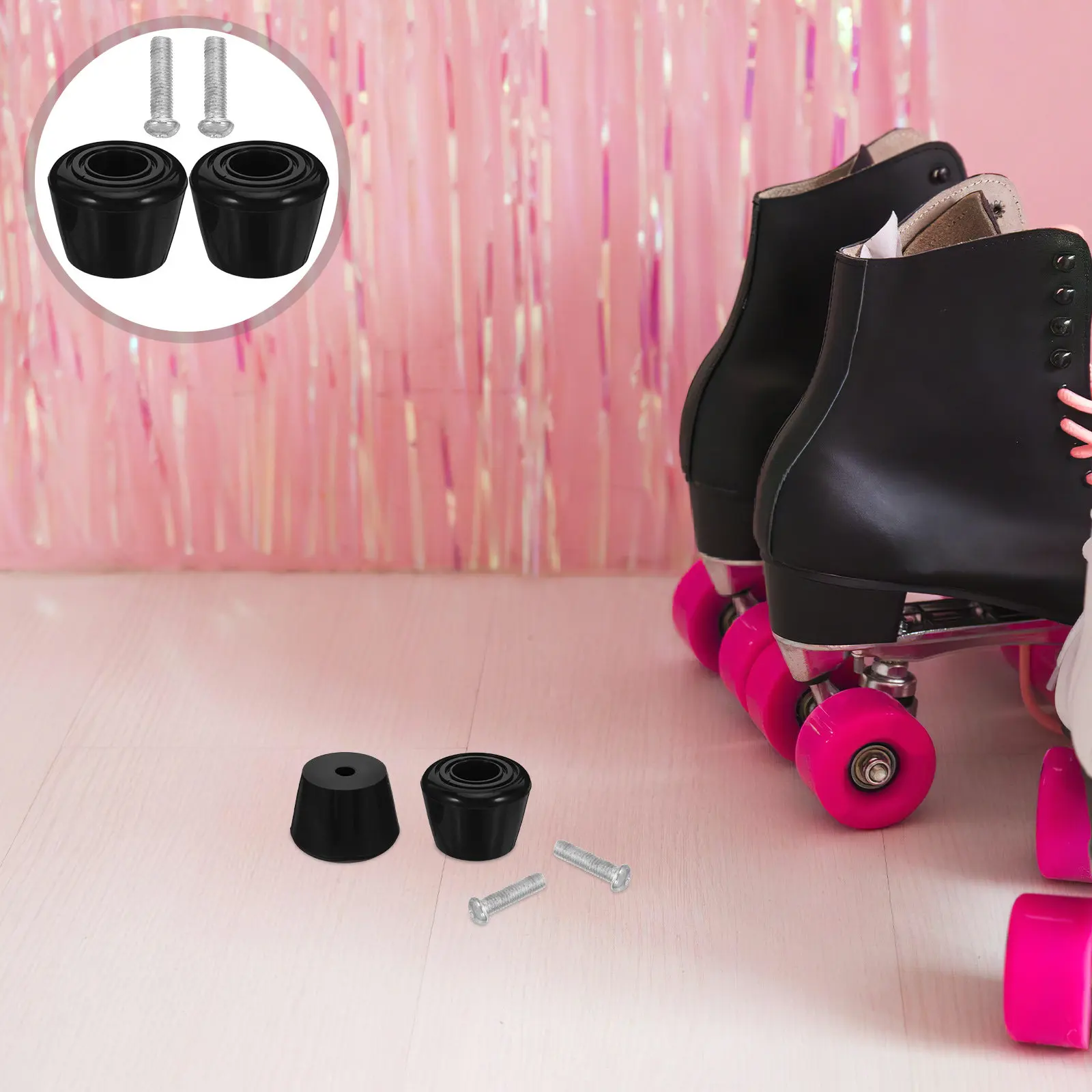 2Pcs Plastic Roller Skate Toe Stops Replacement Brake Stoppers Mechanism Shock Absorbing Skating Stopper Plugs Quad
2Pcs Plastic Roller Skate Toe Stops Replacement Brake Stoppers Mechanism Shock Absorbing Skating Stopper Plugs Quad