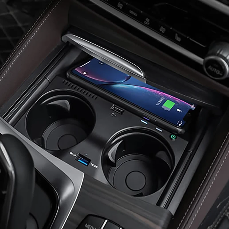 Car wireless phone charger for BMW G30 G32 G38 5 6 Series 2017-2022 15W fast phone charger charging holder charging pad
Car wireless phone charger for BMW G30 G32 G38 5 6 Series 2017-2022 15W fast phone charger charging holder charging pad