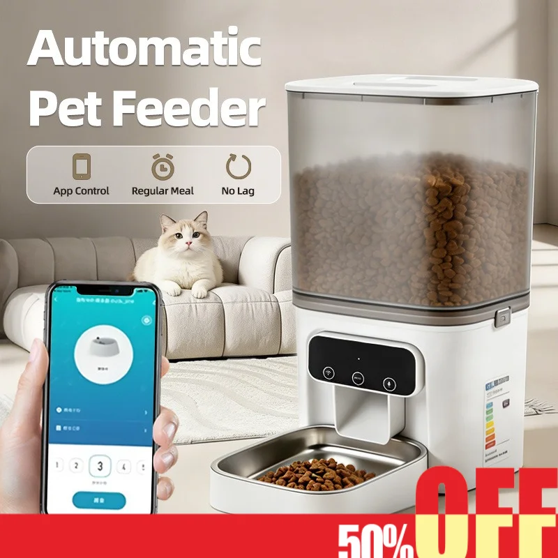 Large-capacity intelligent pet feeder, remote control operation, timed and quantitative grain feeding machine
Large-capacity intelligent pet feeder, remote control operation, timed and quantitative grain feeding machine