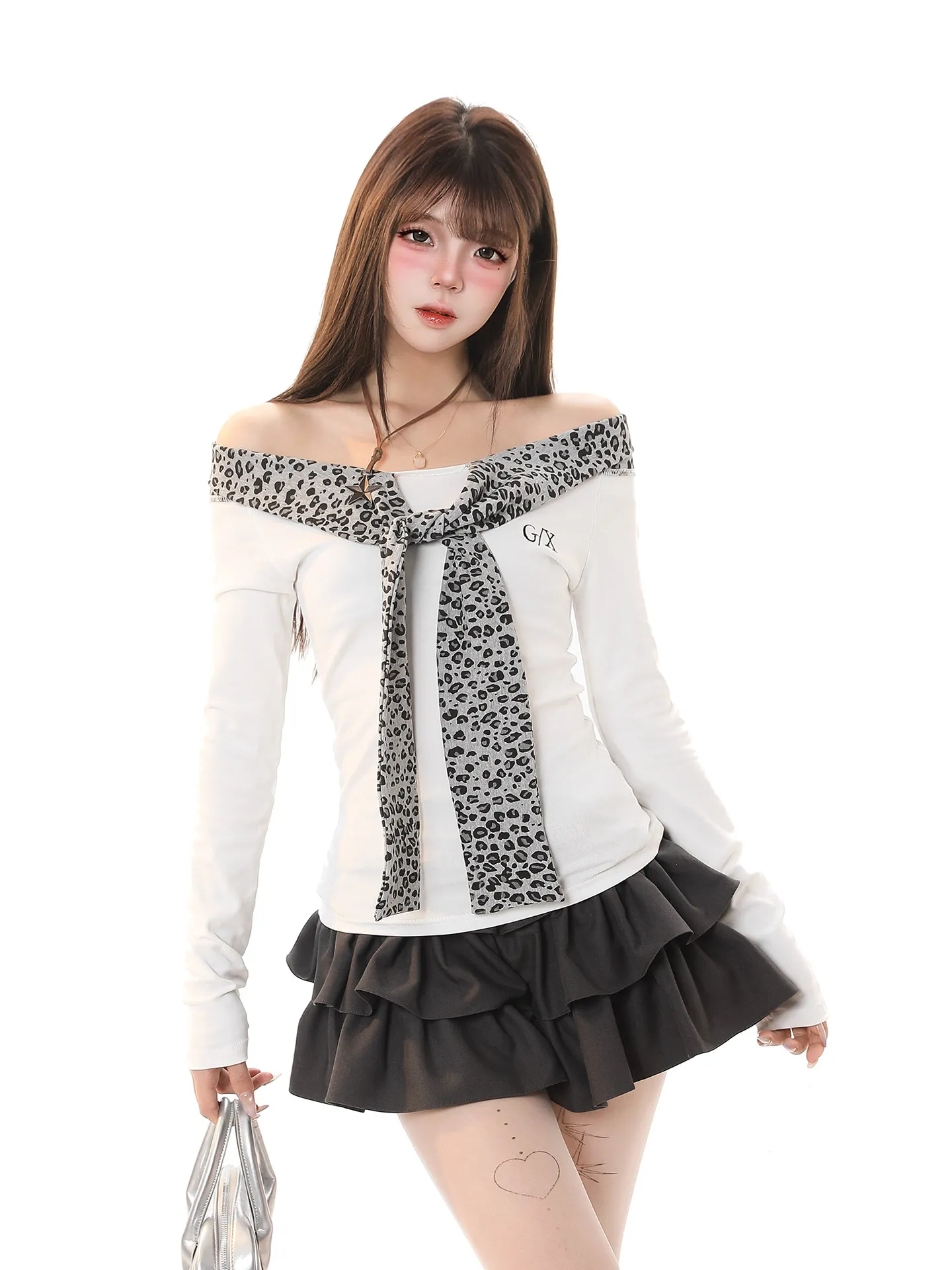American Style Sexy Girl Leopard Print Tie Dye Long Sleeve Slim Fit T Shirt Women Spring New Design Sense Top
American Style Sexy Girl Leopard Print Tie Dye Long Sleeve Slim Fit T Shirt Women Spring New Design Sense Top