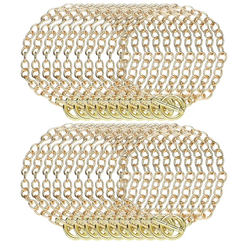 20 Pcs Chain Bracelets Alloy Clasp Small Decorations for Jewelry Making Supplies DIY Charms Bulk Bracelet Kits
20 Pcs Chain Bracelets Alloy Clasp Small Decorations for Jewelry Making Supplies DIY Charms Bulk Bracelet Kits